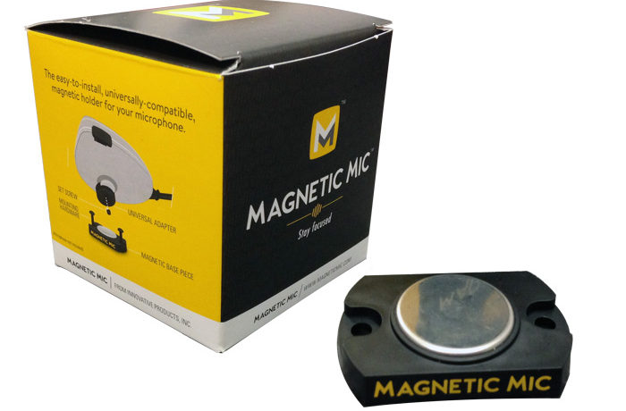 Support magnétique pour microphone